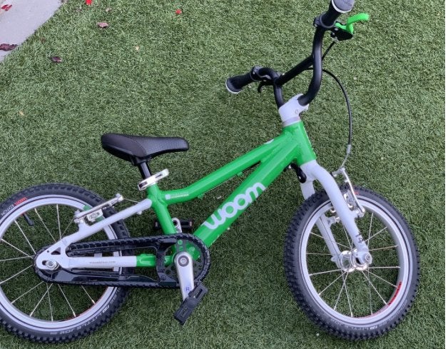 Woom 2 fiets, Fietsen en Brommers, Ophalen, Gebruikt, Minder dan 16 inch, Woom