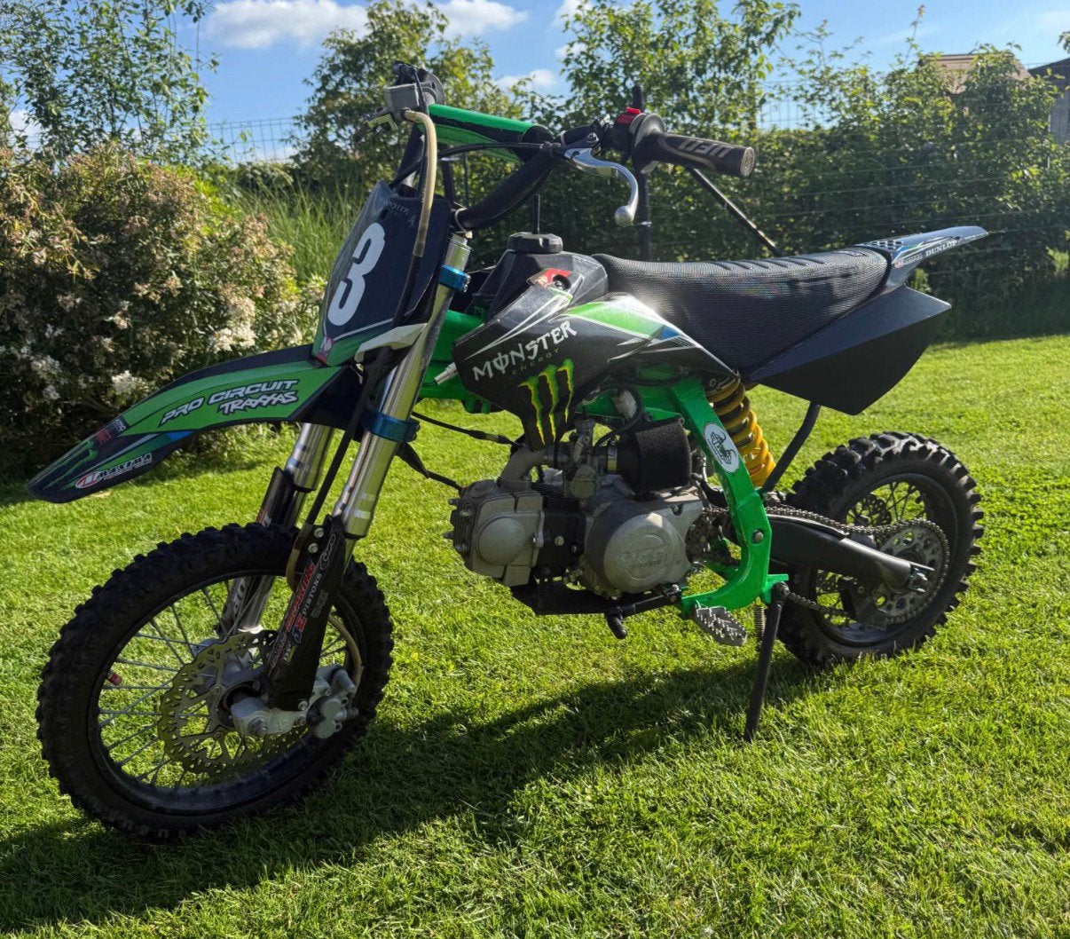 Dirt Bike YCF 125cx, Ophalen, Gebruikt, Velgrem, 125 cc