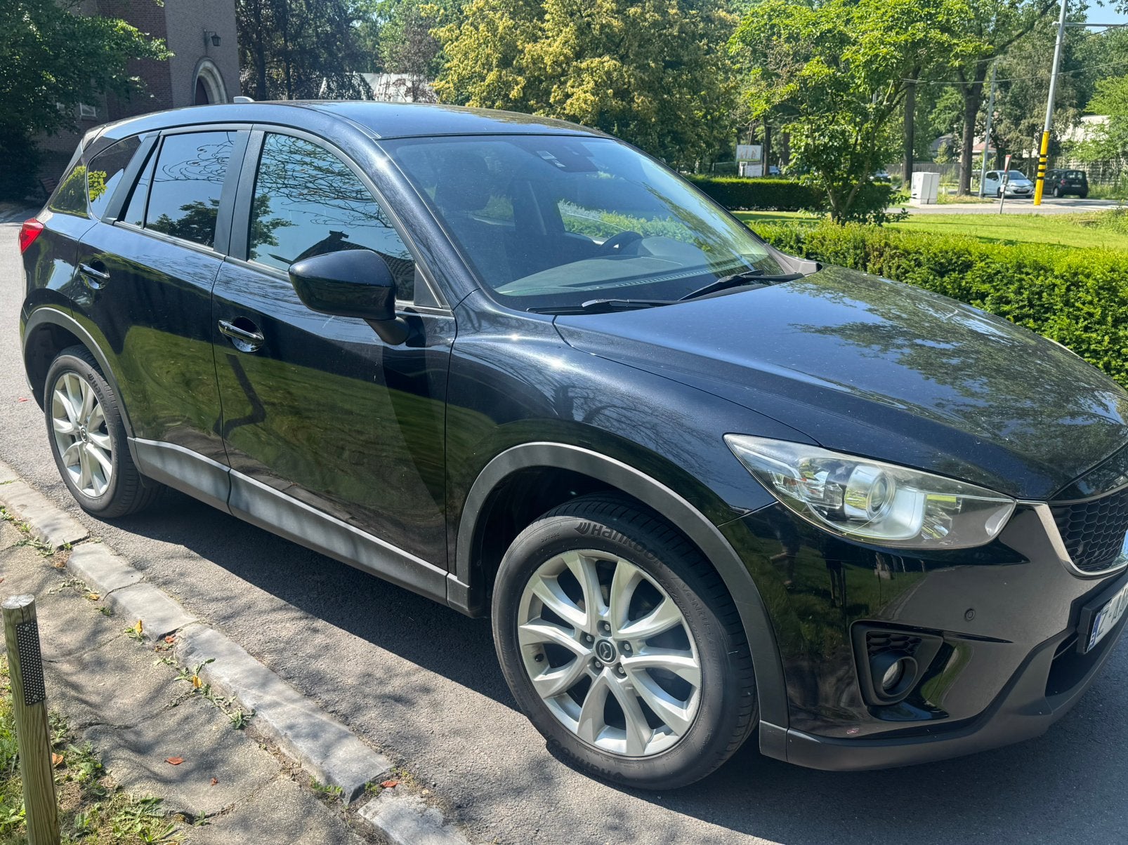 Mazda CX5 BJ 2015 / 180d kms / Full Option, Auto's, Mazda, Bluetooth, Leder, Bedrijf, Te koop