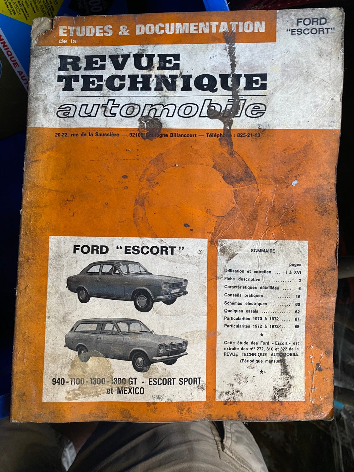 Manuel technique ford escort, Ophalen of Verzenden