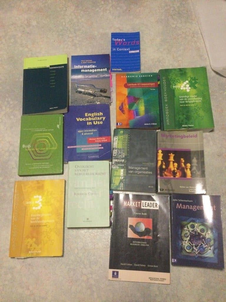 Oude schoolboeken, Ophalen