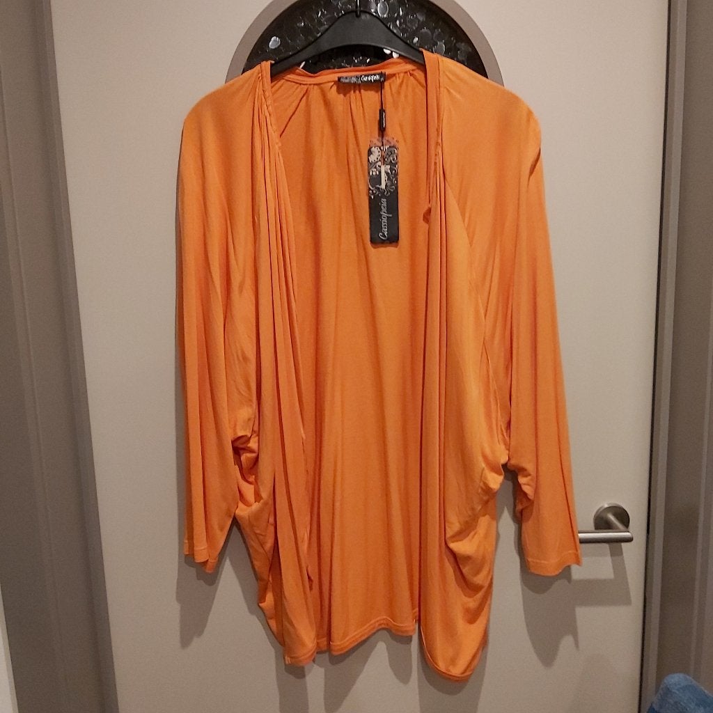 Cassiopeia oranje cardigan, NIEUW, M-L, zomer, Ophalen of Verzenden, Nieuw, Maat 38/40 (M), Oranje