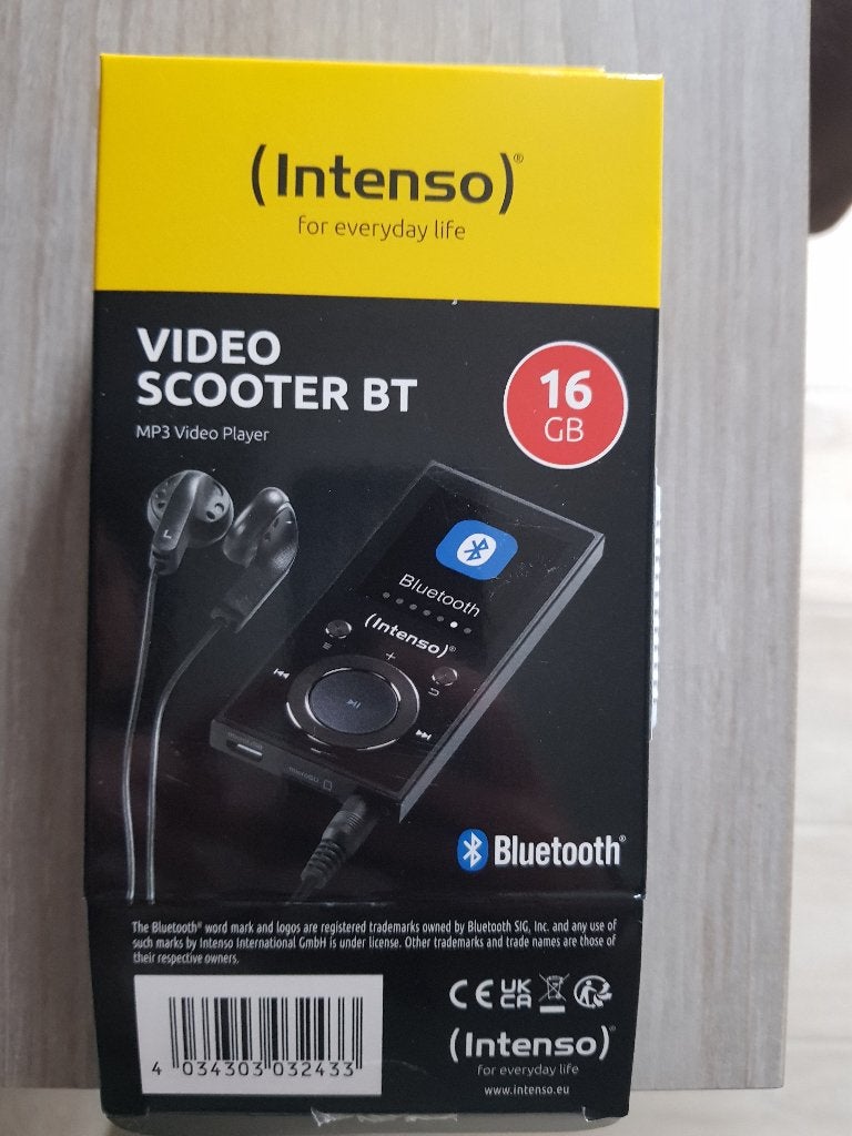 Lecteur MP3 portable Video Intenso, Audio, Tv en Foto, Mp3-spelers | Apple iPod, Overige types, Zwart, Ophalen of Verzenden, Zo goed als nieuw