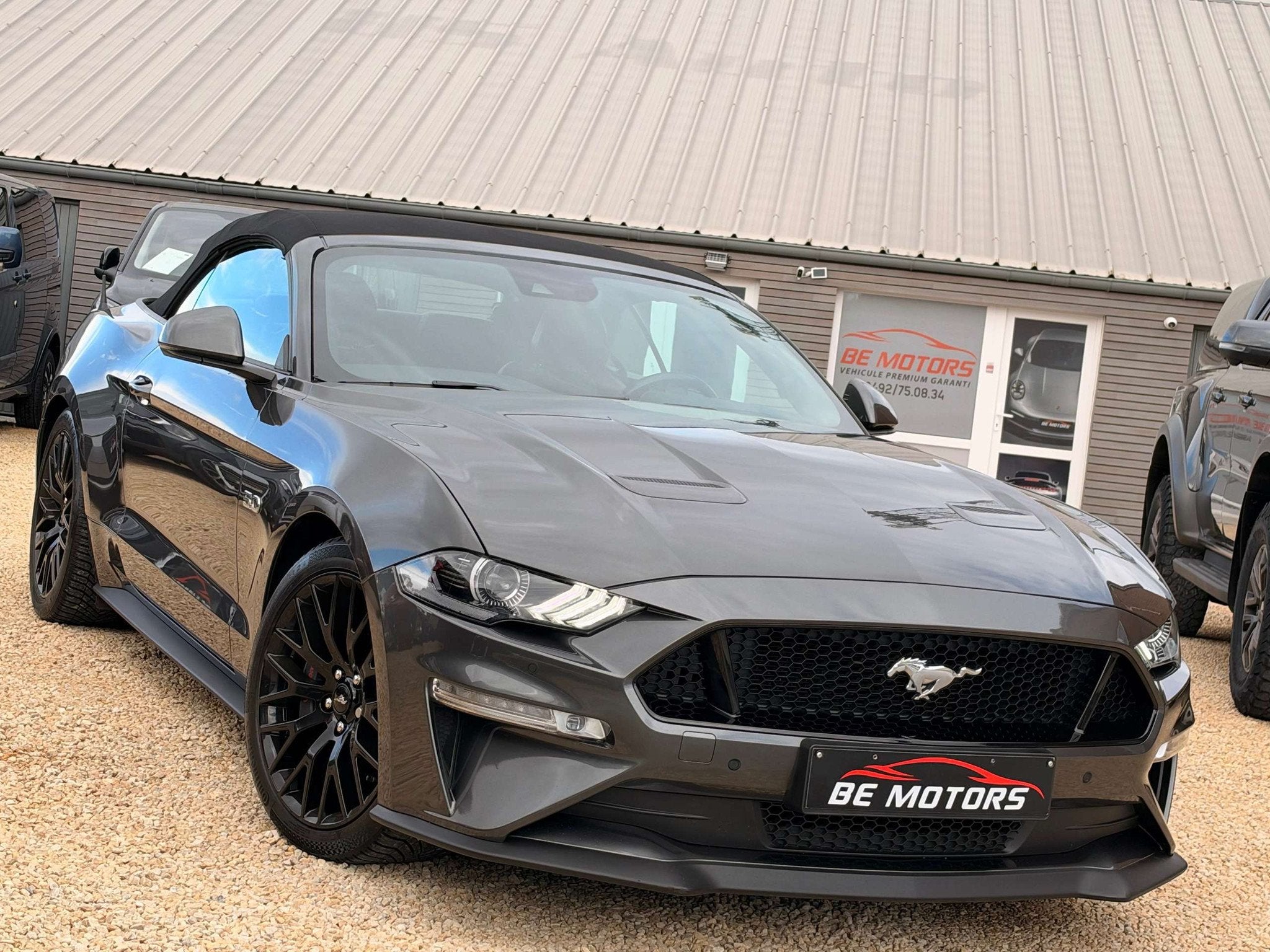 Ford Mustang CABRIOLET 5.0 V8 GT 450CV FIFTY FIVE EXHAUST VI, Argent ou Gris, Achat, Euro 6, 1960 kg