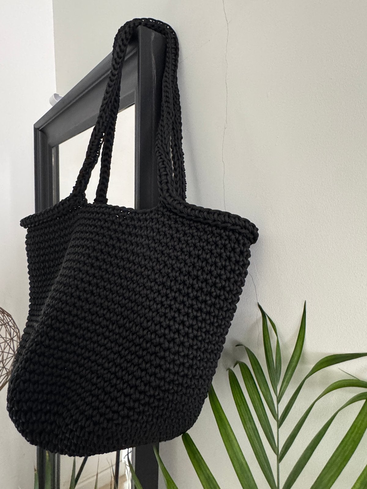 Shopper en crochet noir de Marrakech, Bijoux, Sacs & Beauté, Sacs | Sacs Femme, Enlèvement, Neuf, Noir, Sac à main