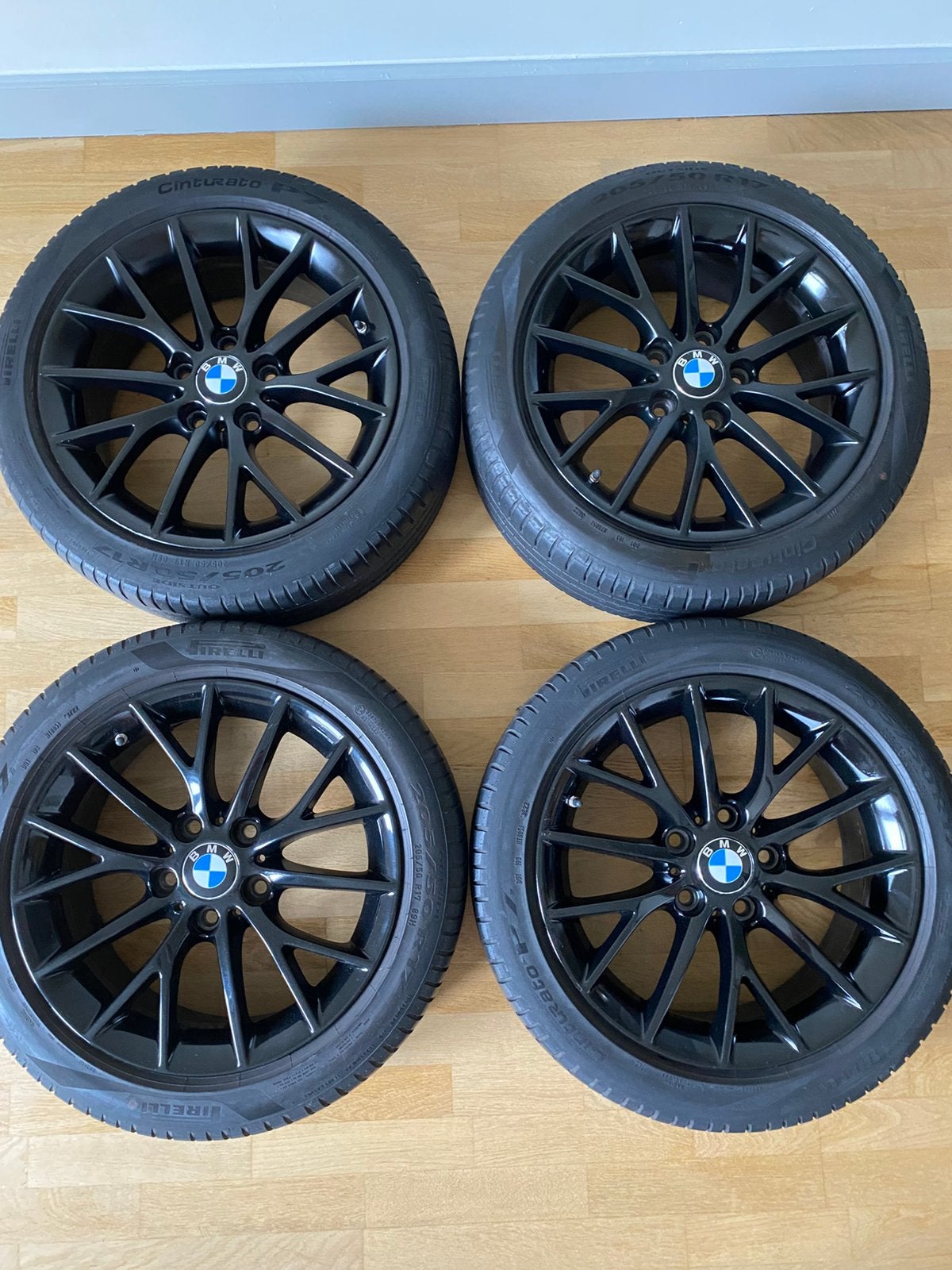 Jantes Noires BMW 17’, Pneus et Jantes, Pneus été, 205 mm, 17 pouces
