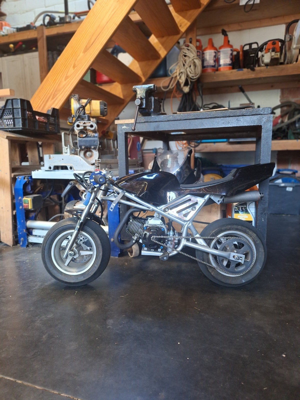 Pocketbike 49 cc, Fietsen en Brommers, Minibikes, Midibikes en Pitbikes, Ophalen