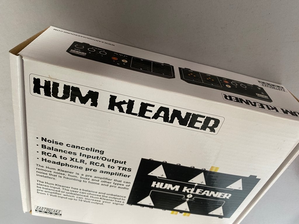 Earthquake hum kleaner, Ophalen, Zo goed als nieuw