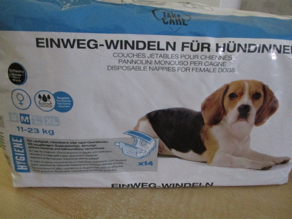 luiers voor honden (teefjes), Ophalen of Verzenden, Zo goed als nieuw