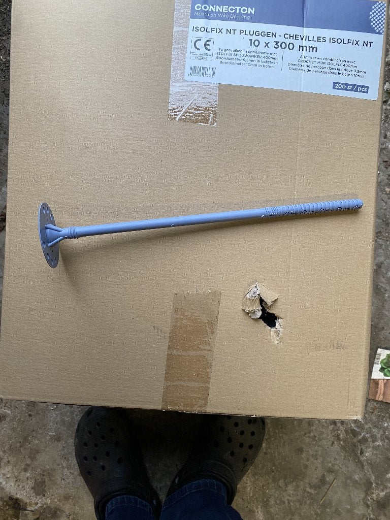 bouchons isolants isofix NT longueur 300 mm, Bricolage & Construction, Enlèvement, Neuf, Autres matériaux, Isolation des murs