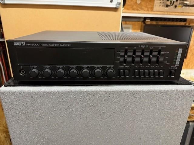 InterM PA2000 pa versterker, Enlèvement ou Envoi, Utilisé, Moins de 500 watts, Autres types