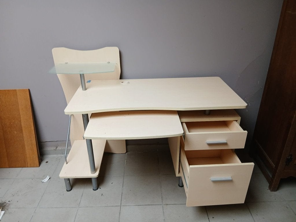Bureau, Maison & Meubles, Bureaux, Enlèvement, Utilisé, Bois, Bureau d'ordinateur
