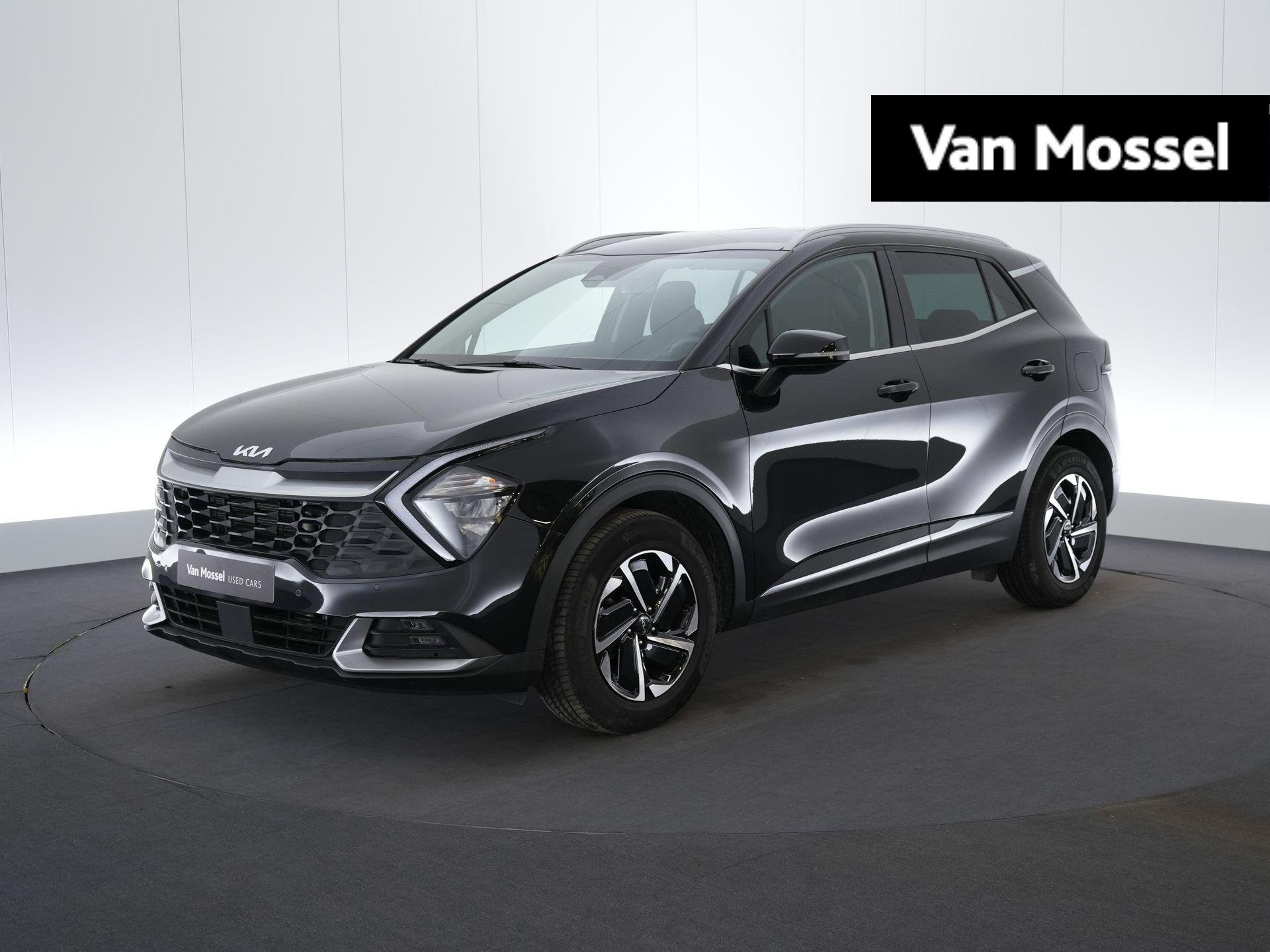 Kia Sportage 1.6 T-GDi 48V 7DCT Pulse, Stof, 4 cilinders, 1650 kg, Zwart