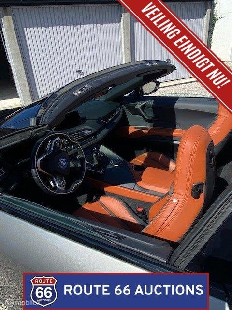 BMW i8 Roadster | 2020 | Route 66 Auctions, Auto's, Gebruikt, Zwart, Bedrijf, Handgeschakeld