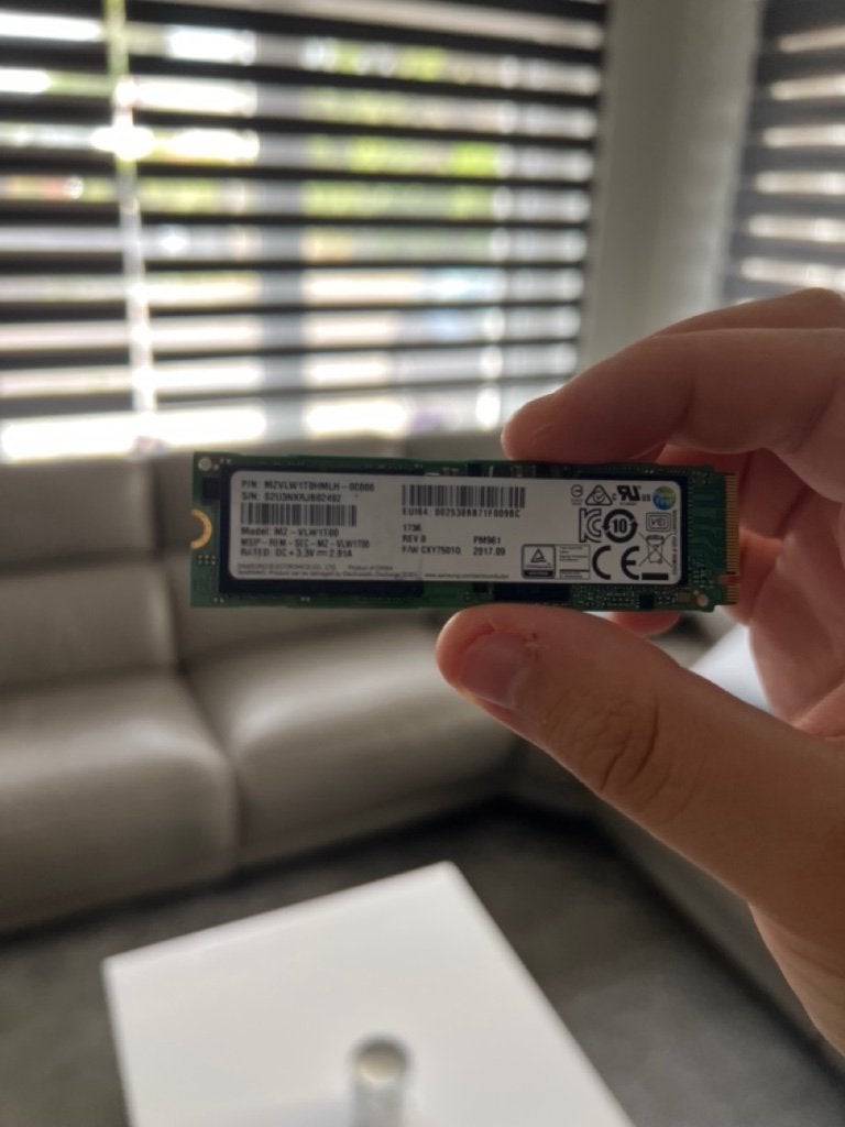 Samsung PM961 M.2 NVMe SSD van 1 TB — NIEUW, Computers en Software, Harde schijven, Nieuw, Desktop, Intern, SSD, Overige aansluitingen