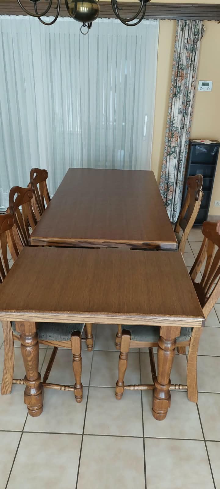 eiken tafel, Huis en Inrichting, Ophalen, Gebruikt, Klassiek, Eikenhout