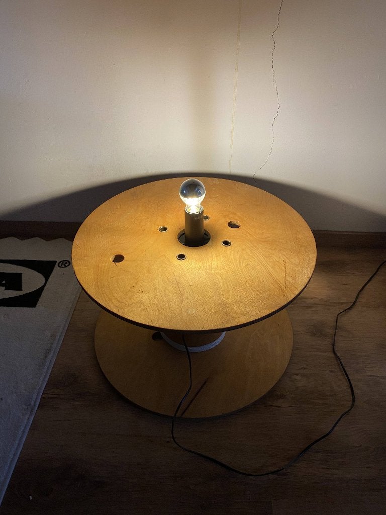 salontafel met lamp, Enlèvement, Rond