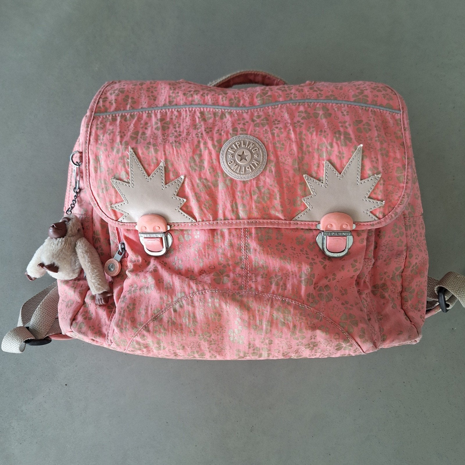 Kipling boekentas en sportzak, Ophalen, Gebruikt, Roze