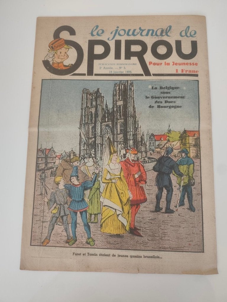 Journal Spirou 1939, Collections, Enlèvement ou Envoi, 1920 à 1940, Journal