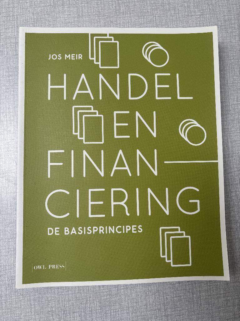Handboek Handels- en Financiering, Boeken, Ophalen of Verzenden, Nieuw, Hoger Onderwijs