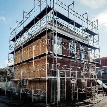 Layher stelling, Doe-het-zelf en Bouw, Steigers, Ophalen