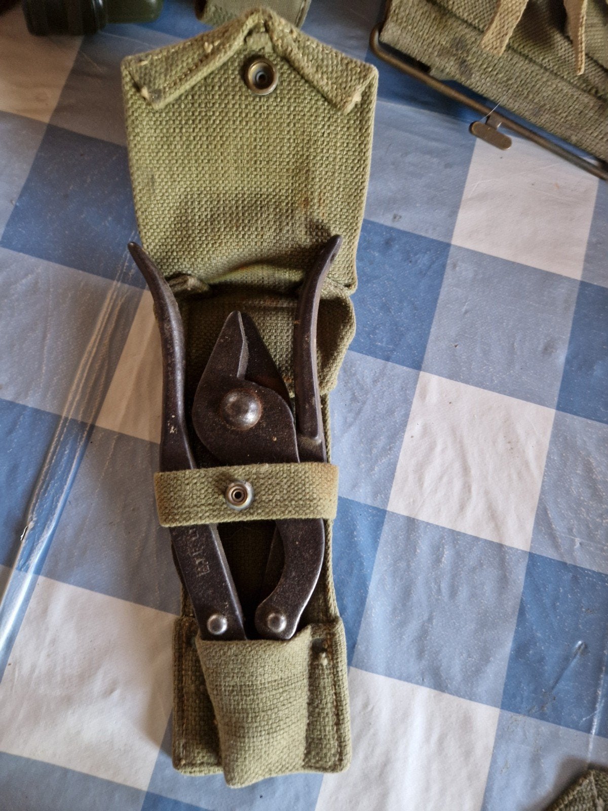 Ww2 Britse draad tang met hoes, Verzamelen, Militaria | Tweede Wereldoorlog, Ophalen of Verzenden