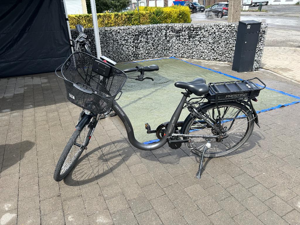 elektrische fiets merk prestige, Fietsen en Brommers, Elektrische fietsen, Gebruikt, Minder dan 47 cm, 50 km per accu of meer