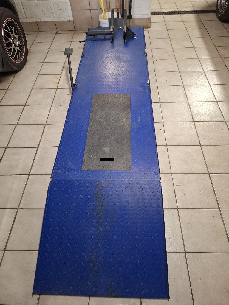 Table élévatrice longue pour moto, Enlèvement