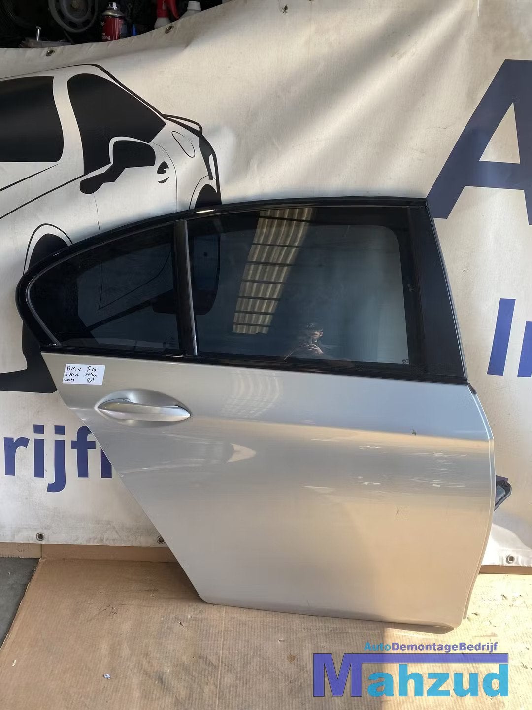 BMW 5 SERIE F10 Grijs rechts achter deur portier 2009-2016, Info@fabrikant.eu, Achter, Fabrikant BV, Gebruikt