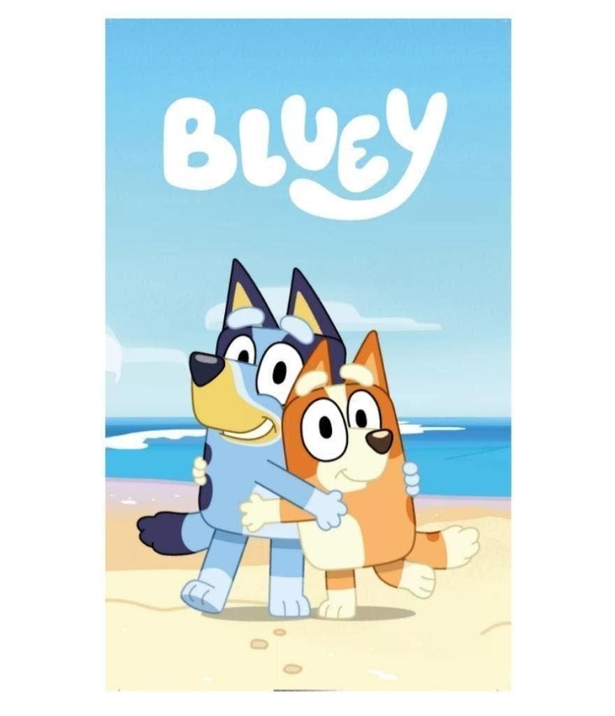 Bluey Handdoekje / Gastendoekje - 30 x 50 cm, Enlèvement ou Envoi, Neuf