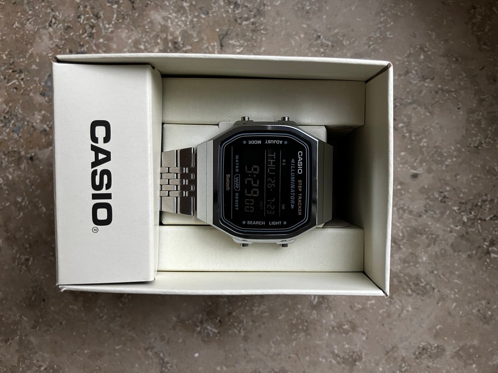 Casio ABL-100WE NIEUW, Handtassen en Accessoires, Horloges | Heren, Kunststof, Polshorloge, Ophalen of Verzenden, Zo goed als nieuw