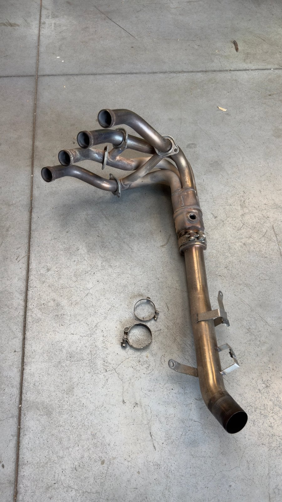 Akrapovic catless header Z900 2020-2024, Enlèvement, Utilisé