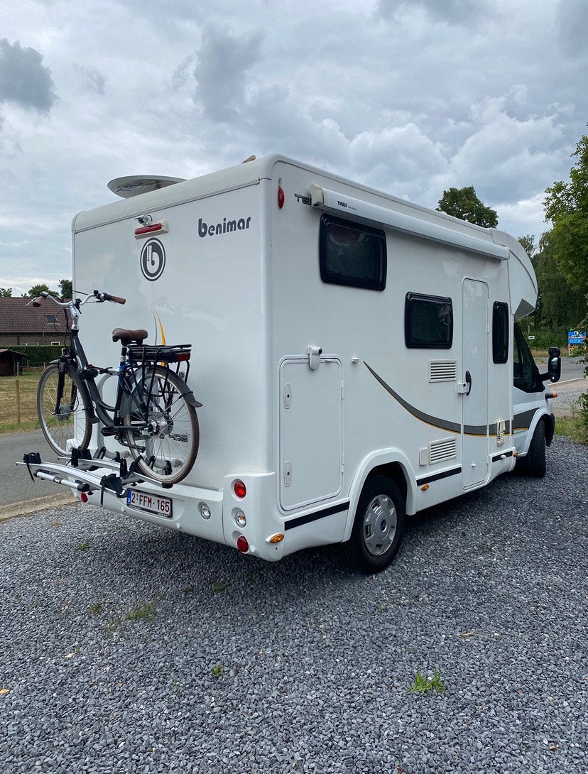 Mobilhome tesoro te koop, Caravans en Kamperen, Mobilhomes, Ringverwarming, Ford, Fietsendrager, Boiler