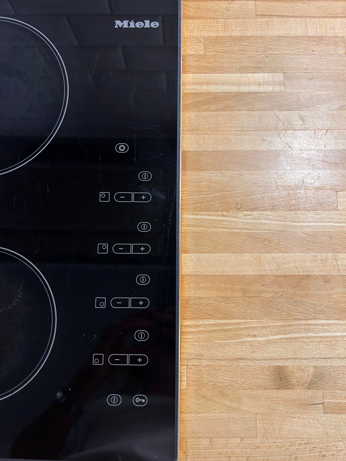Miele kookplaat vitro keramisch 57/50 cm, Electroménager, Tables de cuisson, 4 zones de cuisson, Enlèvement, Utilisé, Encastré