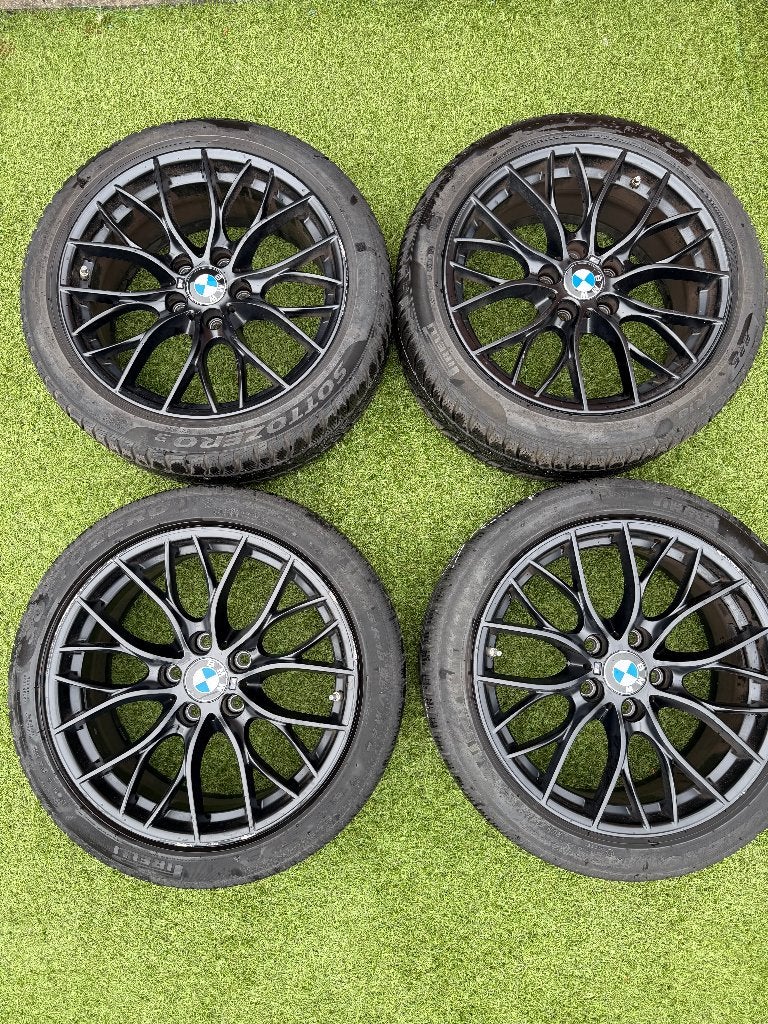 Originele BMW 18" inch velgenset F30/F31, Ophalen, 18 inch, Gebruikt, Banden en Velgen