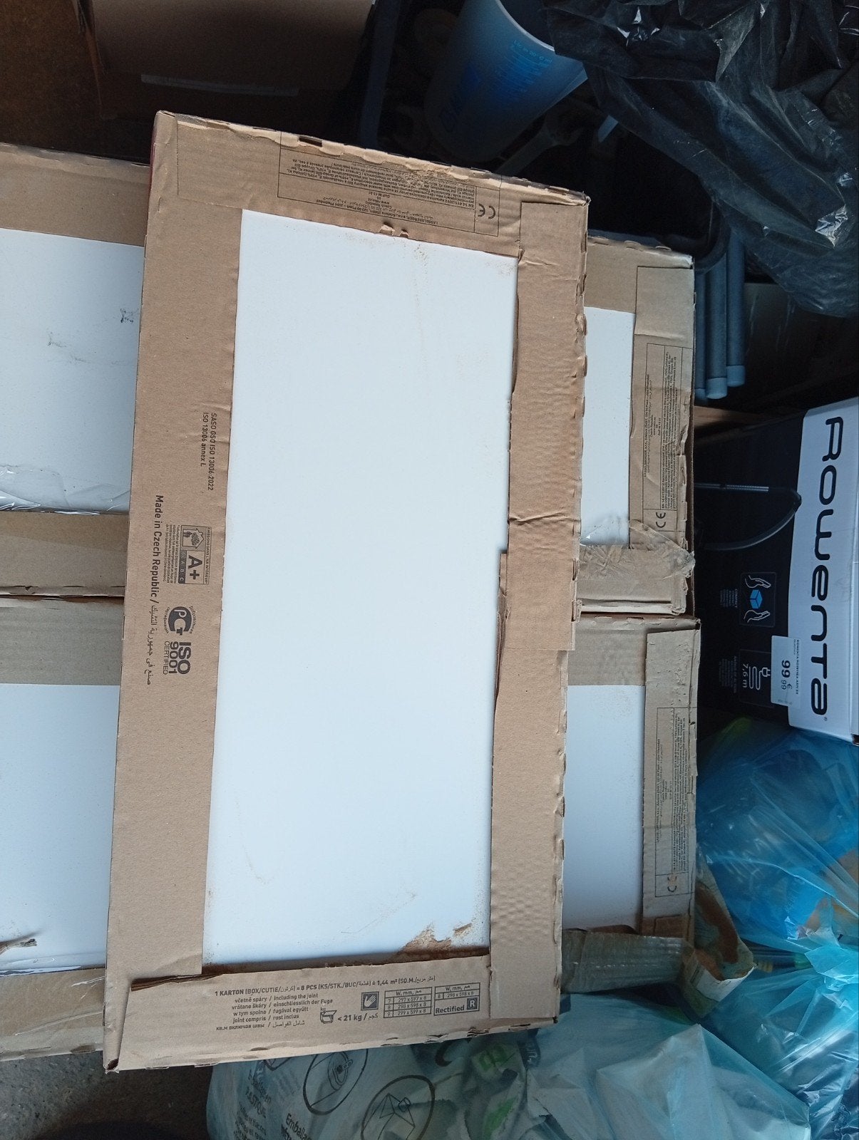 carrelage 30/60, Enlèvement