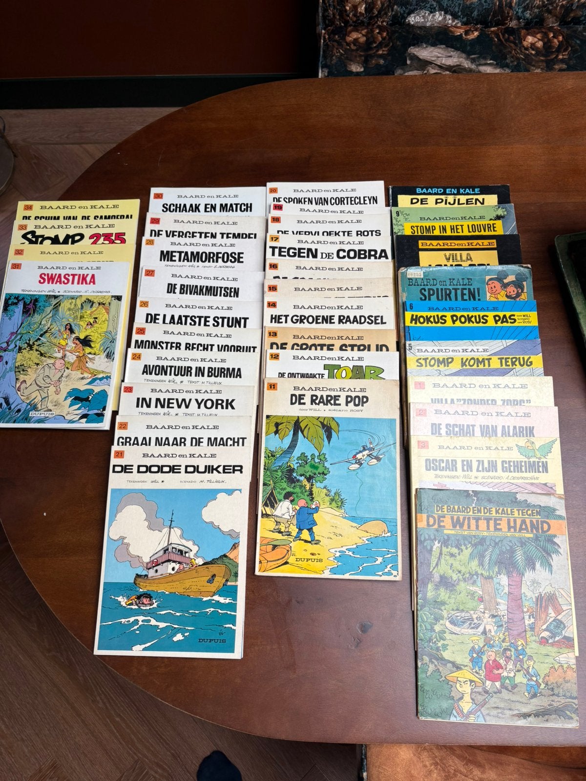 Baard en kale collectie 34 albums, Verzenden, Zo goed als nieuw