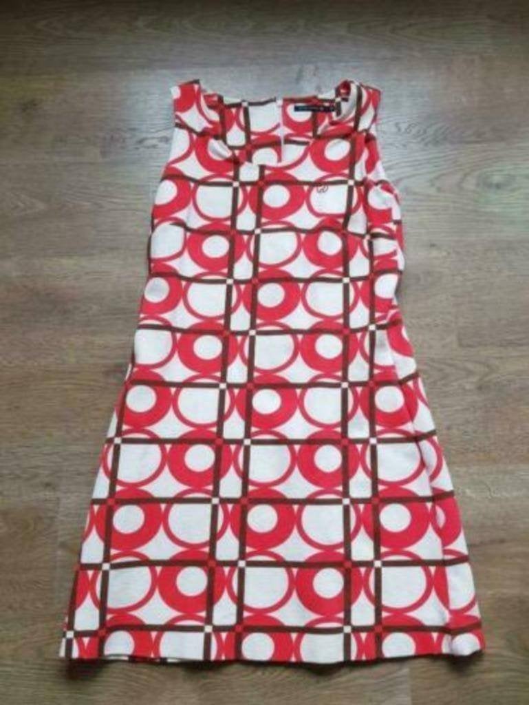 retro rood wit kleed van River Woods maat 36 of Smal, Kleding | Dames, Jurken, River Woods, Ophalen of Verzenden, Zo goed als nieuw