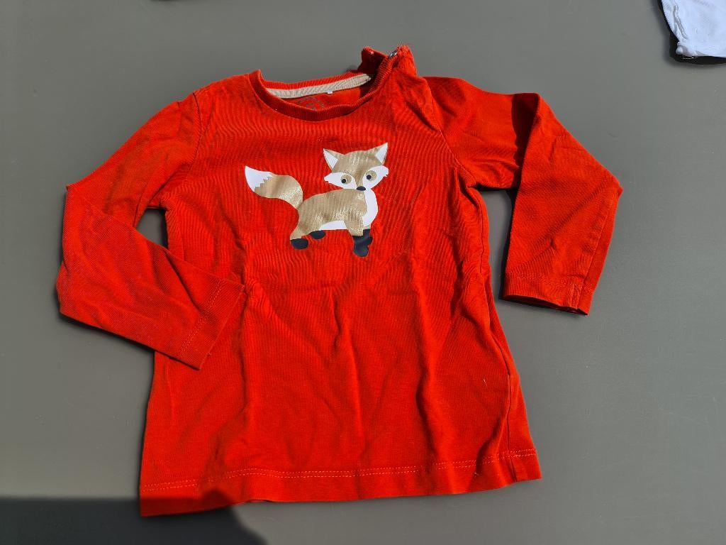 rode trui, pull met vos, JBC, 86, Enfants & Bébés, Vêtements de bébé | Taille 86, Enlèvement, Comme neuf