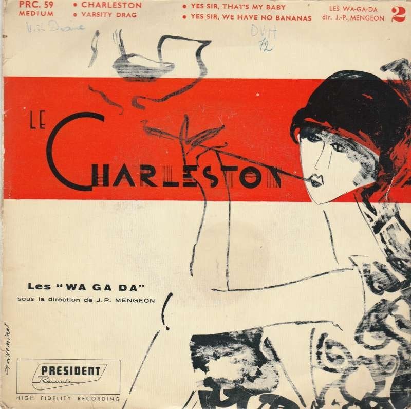 EP Les “WA GA DA” Le Charleston, Latin en Salsa, 7 inch, Ophalen of Verzenden, Zo goed als nieuw