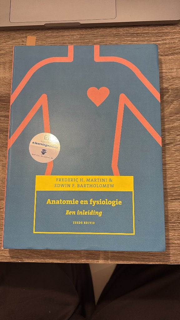 Anatomie en fysiologie een inleiding, Livres, Enlèvement ou Envoi, Autres niveaux, Comme neuf, Frederic H. Martini; Edwin F. Bartholomew