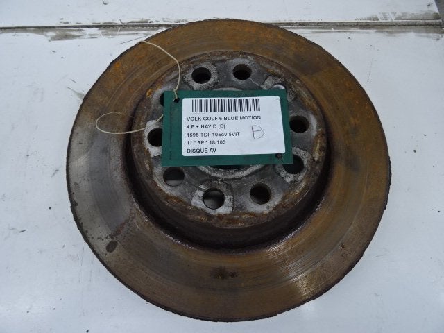 REMSCHIJF VOOR Volkswagen Golf VI (5K1) (01-2008/11-2013), Gebruikt, Volkswagen