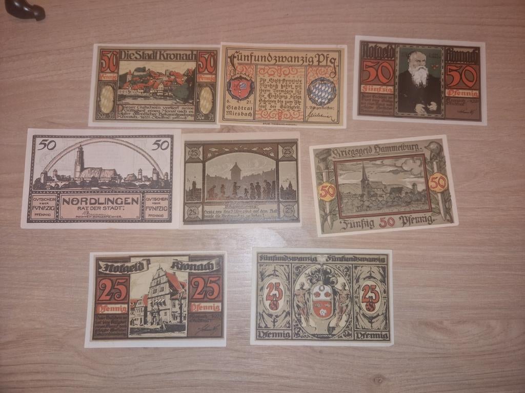 Lot noodgeld 5 duitsland, Ophalen of Verzenden, Duitsland