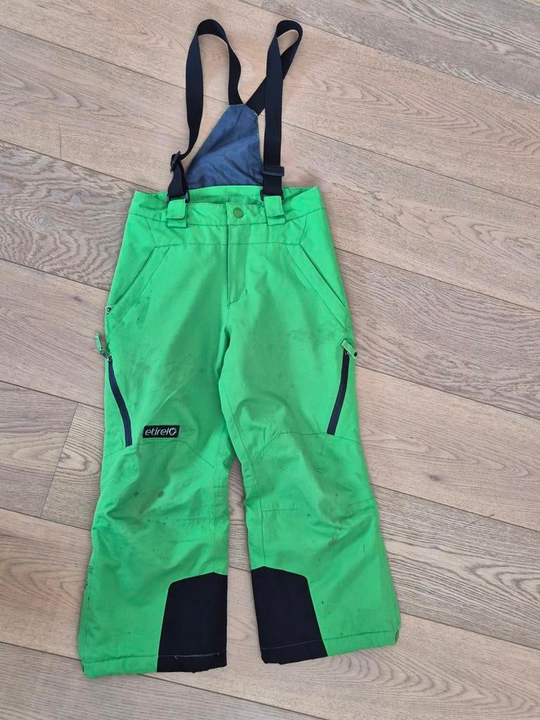 Groene skibroek kind 8 jaar 128, Ophalen, Ski