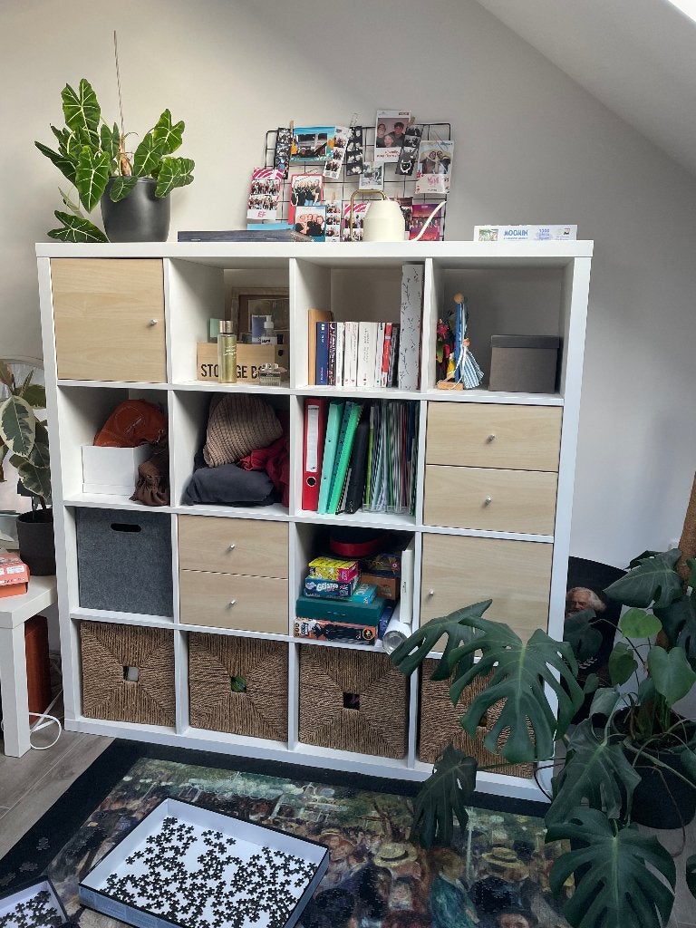 KALLAX Ikea 147x147 kledingkast/plank, Ophalen, Zo goed als nieuw