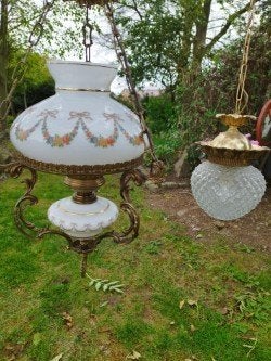 vintage lampen, Ophalen