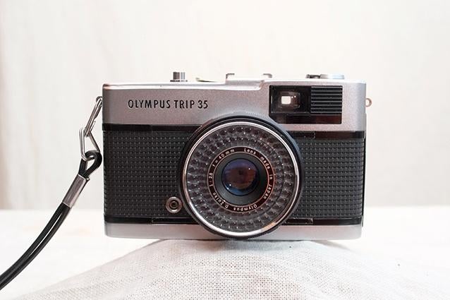 Olympus Trip 35, Audio, Tv en Foto, Ophalen, Gebruikt, Compact, Olympus