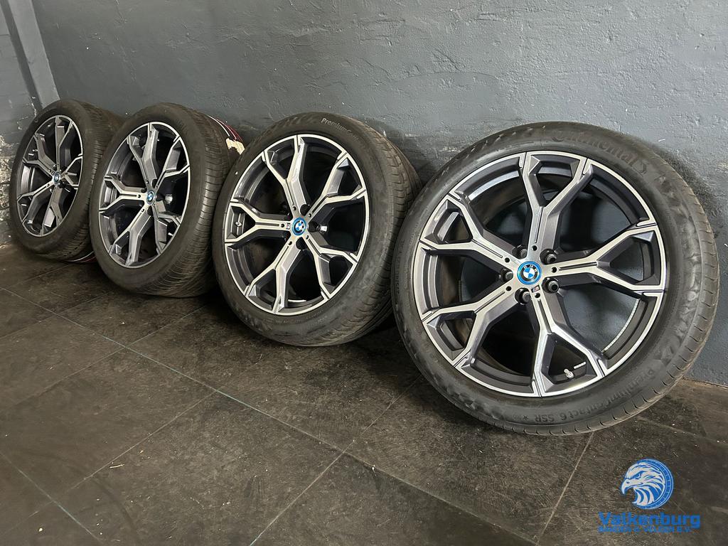 6mm! Originele BMW X5 X6 G05 G06 Style 741M 21 inch antracie, Pneus et Jantes, Véhicule de tourisme, -, 21 pouces