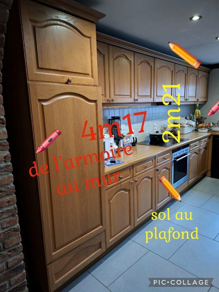 Cuisine, Huis en Inrichting, Ophalen, Gebruikt, Bruin, Hoekkeuken