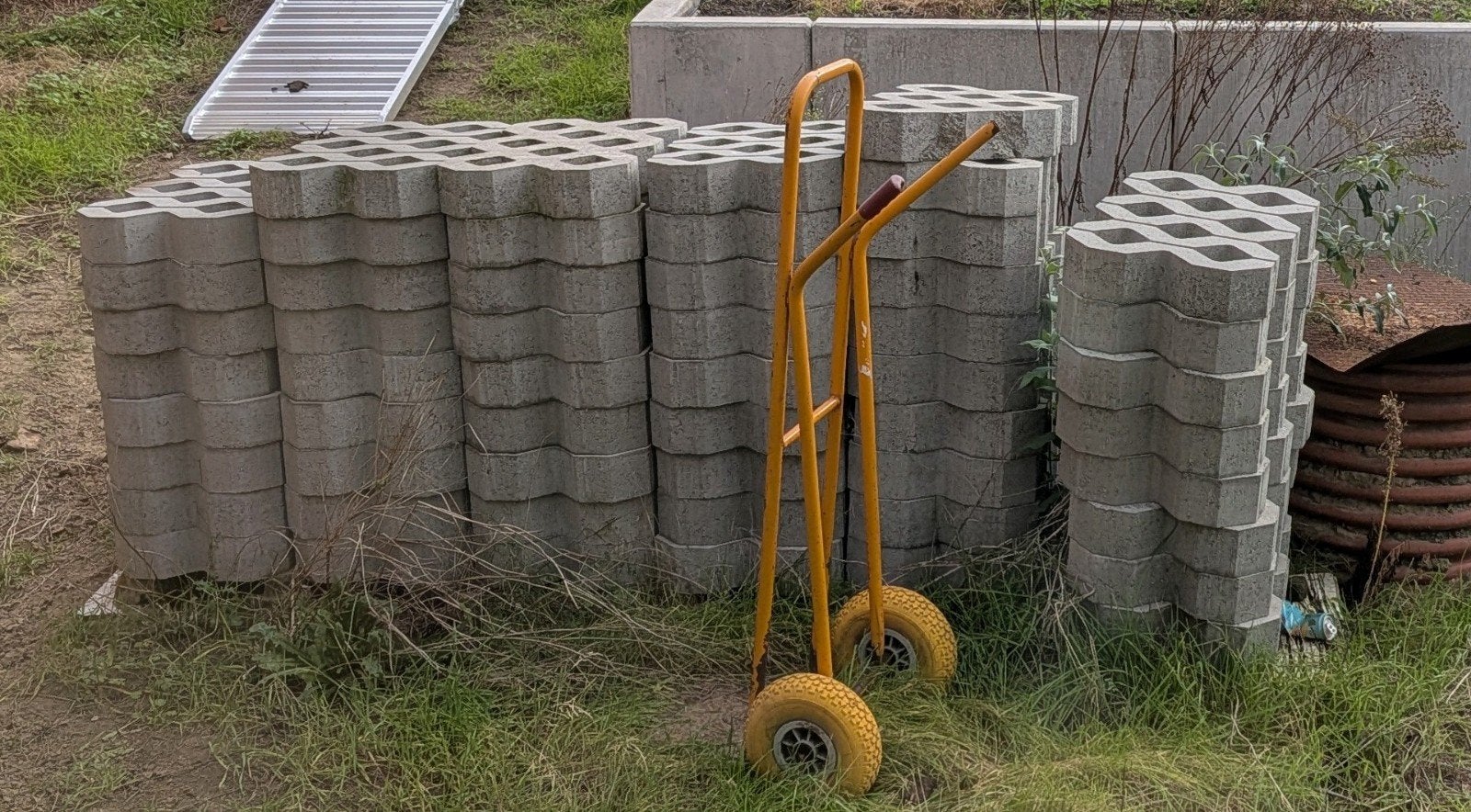 grasdallen beton 60x, Tuin en Terras, Ophalen, Nieuw, Overige materialen